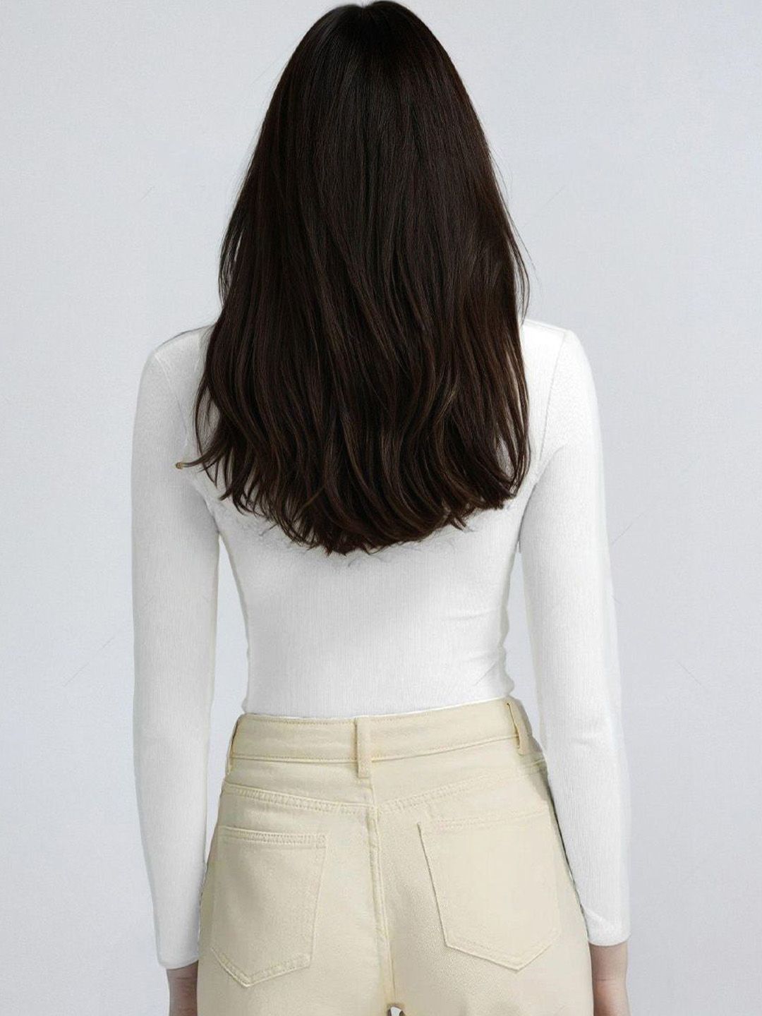 Kotty White and Navy Blue Long Sleeves T-Shirt with Trouser