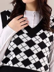 Kotty Women Crop Sweater Vest