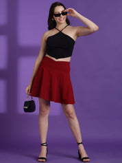 Kotty Women Solid Shoulder Straps Top