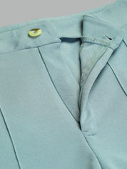 Kotty Women Colourblocked Straight Fit High-Rise Trousers