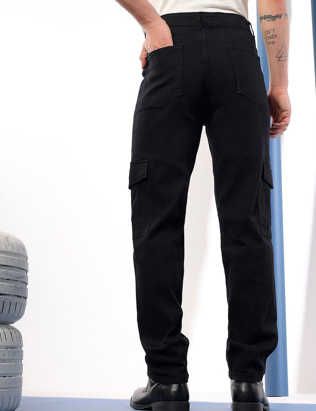 Kotty Men Comfort Regular Fit Mid-Rise Stretchable Jeans