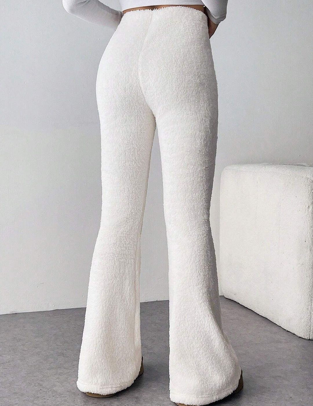 Kotty Women Flared High-Rise Easy Wash Trousers