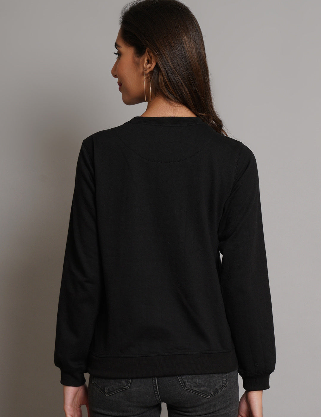 KOTTY Full Sleeve Graphic Print Women Sweatshirt 