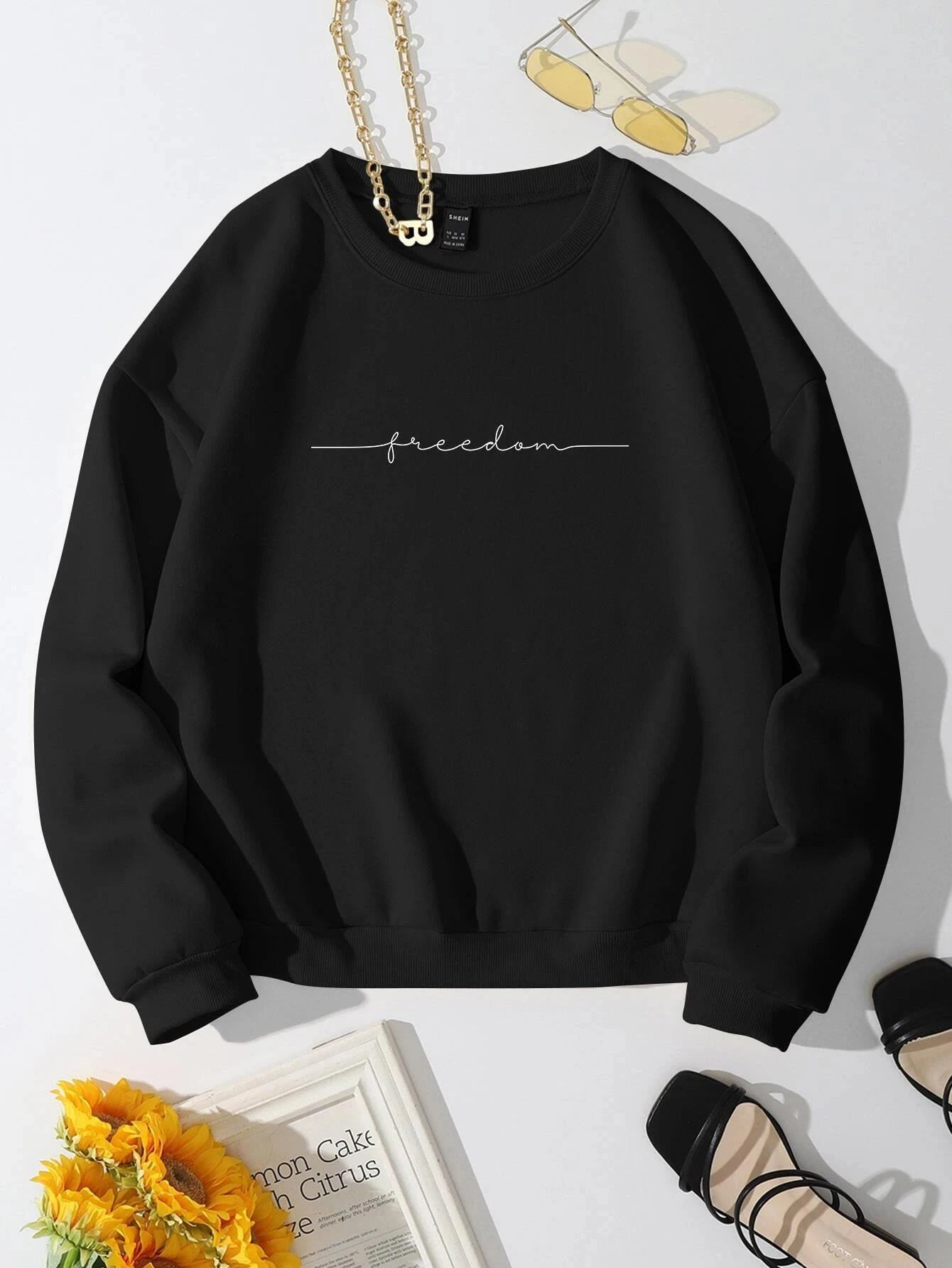 KOTTY Full Sleeve Printed Women Sweatshirt 