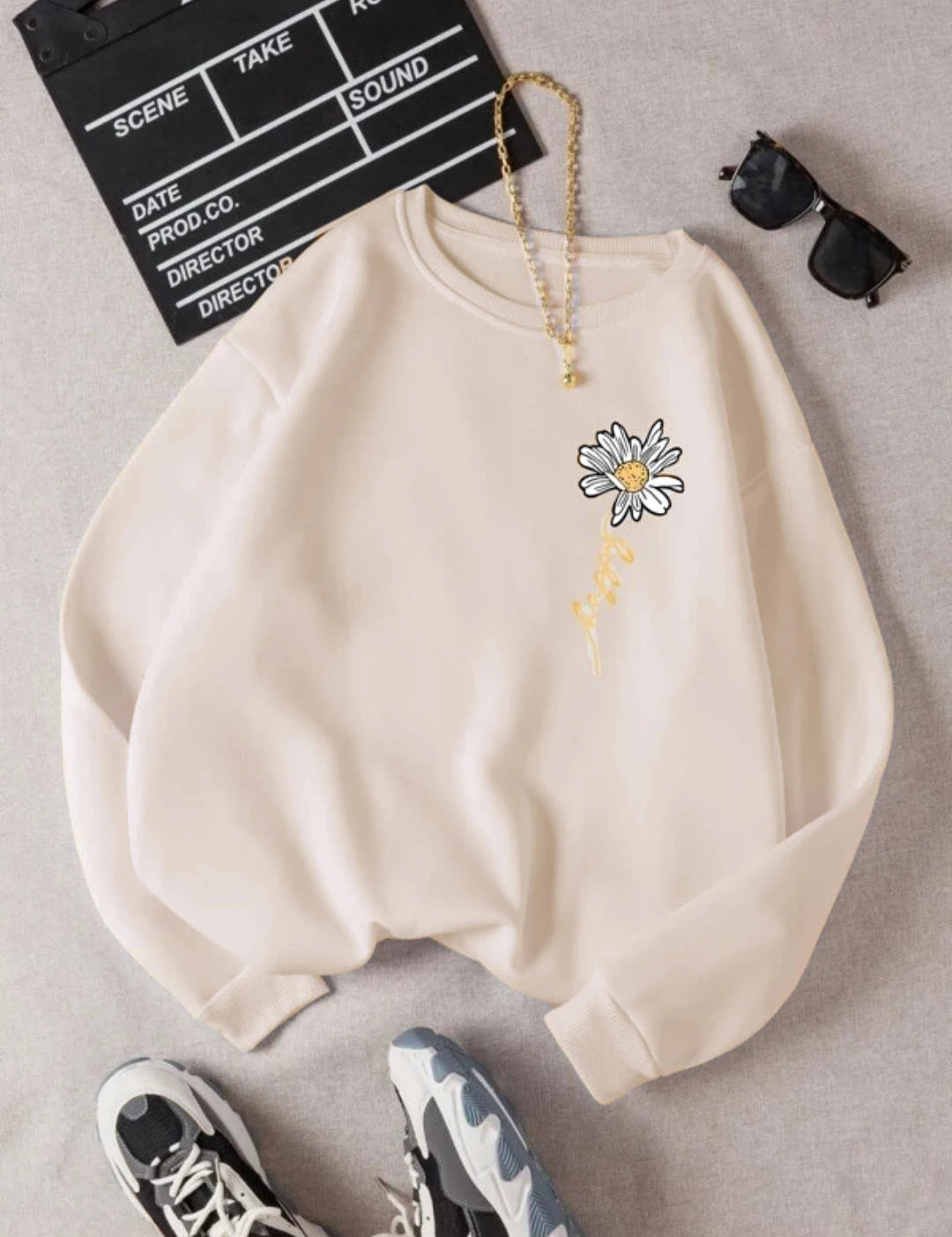 KOTTY Full Sleeve Printed Women Sweatshirt 
