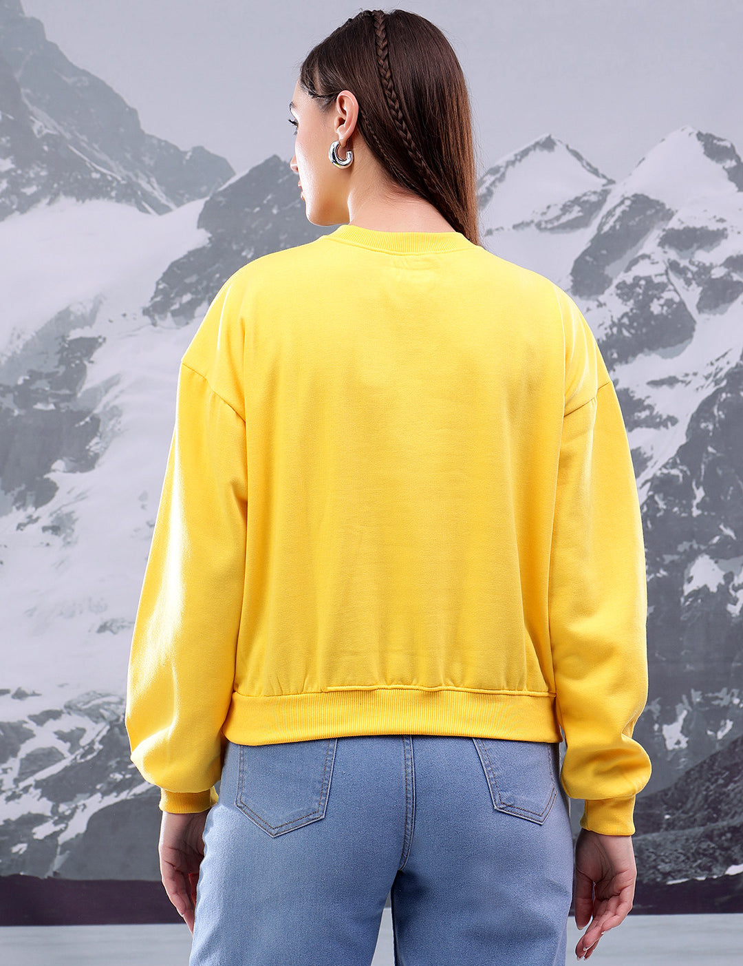 KOTTY Full Sleeve Solid Women Sweatshirt 