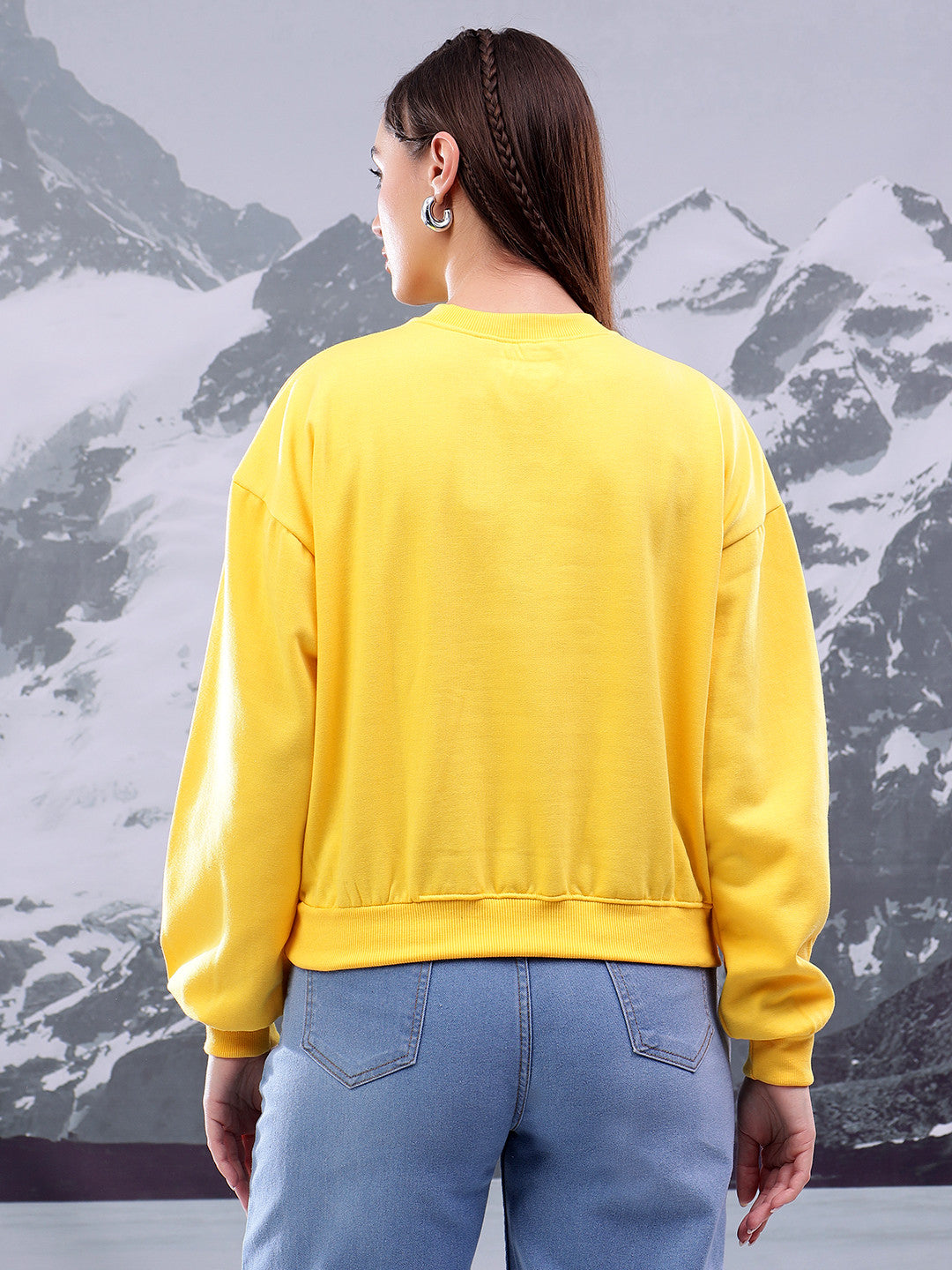 KOTTY Full Sleeve Solid Women Sweatshirt 