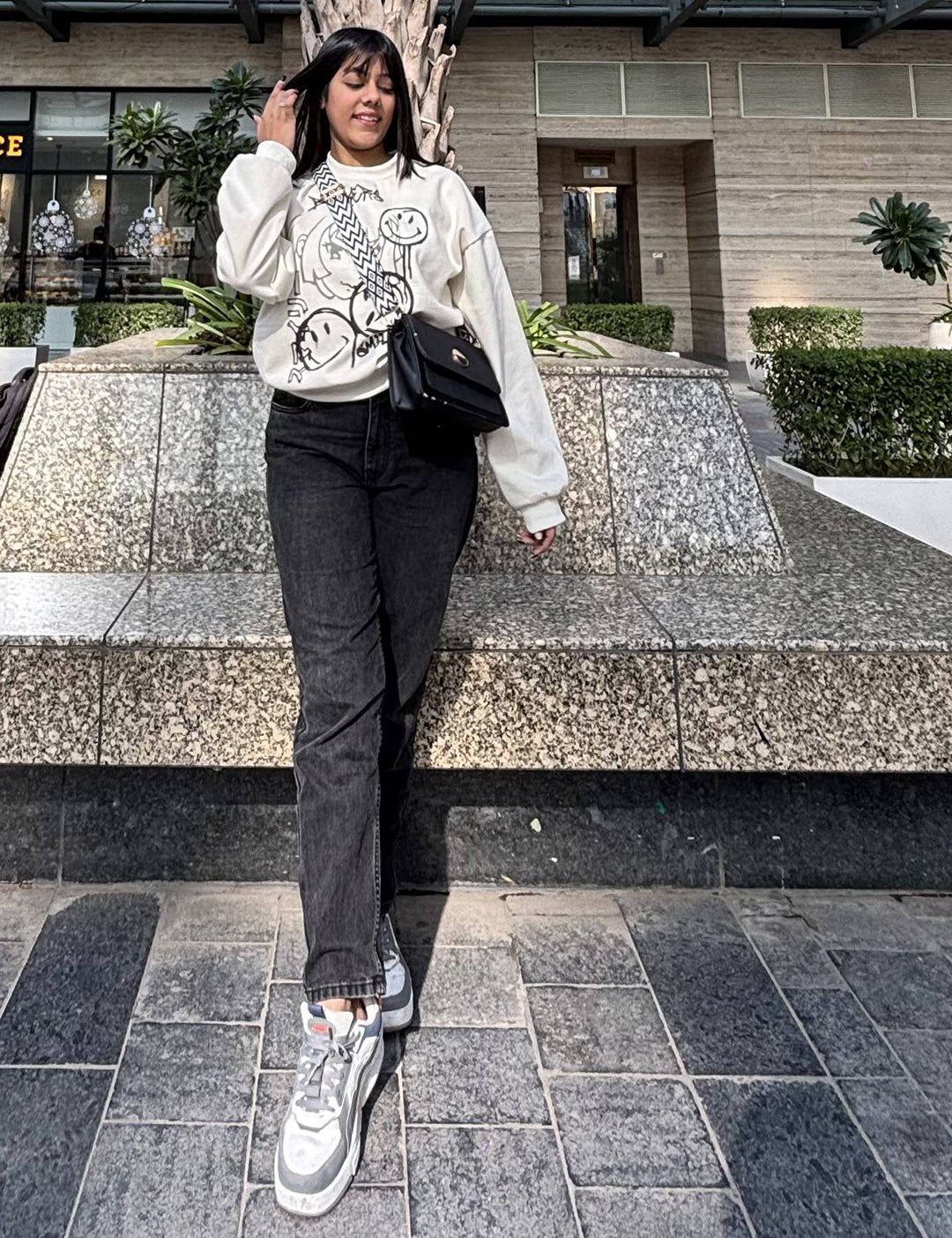 KOTTY Full Sleeve Printed Women Sweatshirt 