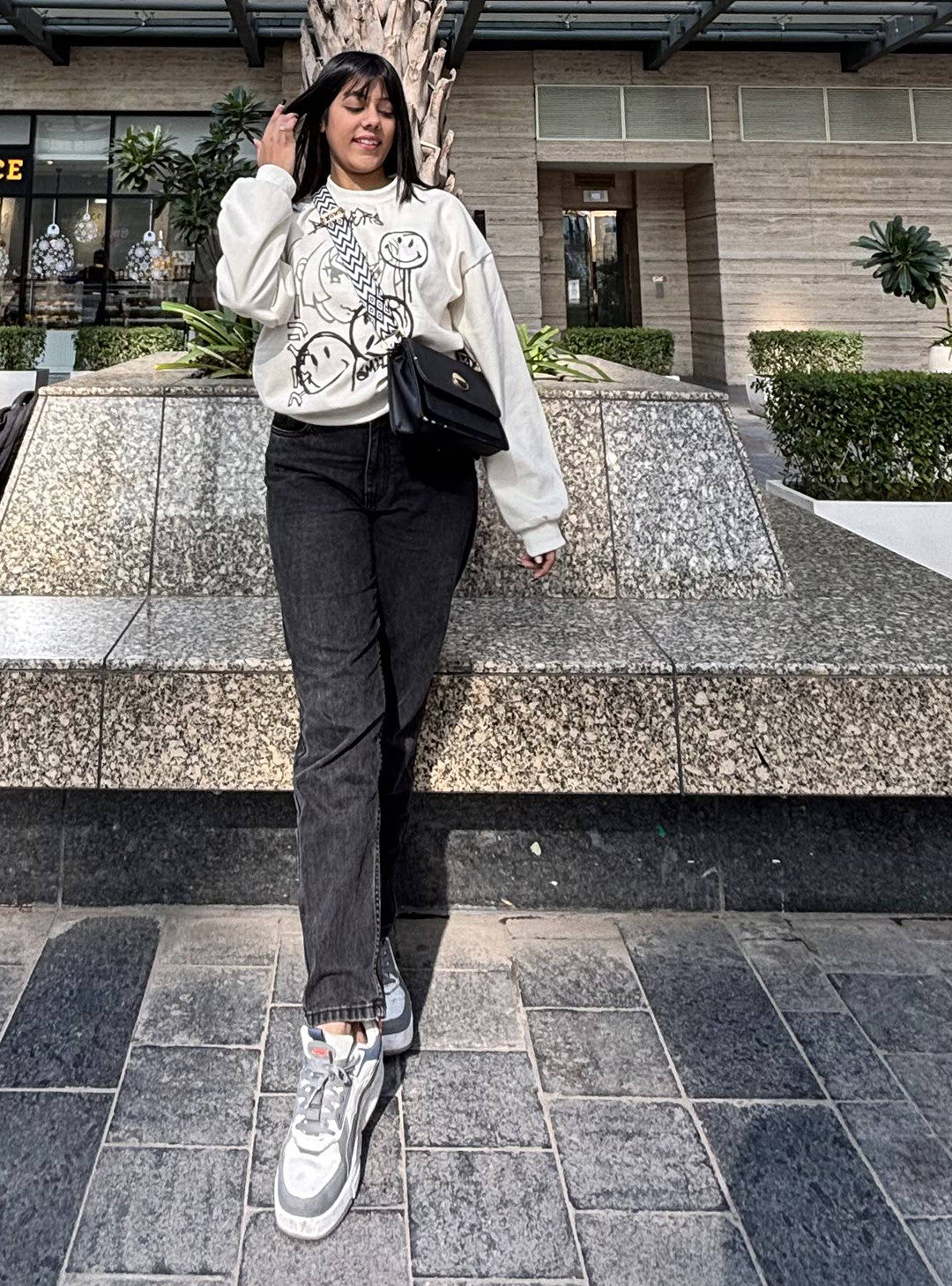 KOTTY Full Sleeve Printed Women Sweatshirt 