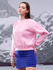 KOTTY Full Sleeve Solid Women Sweatshirt 