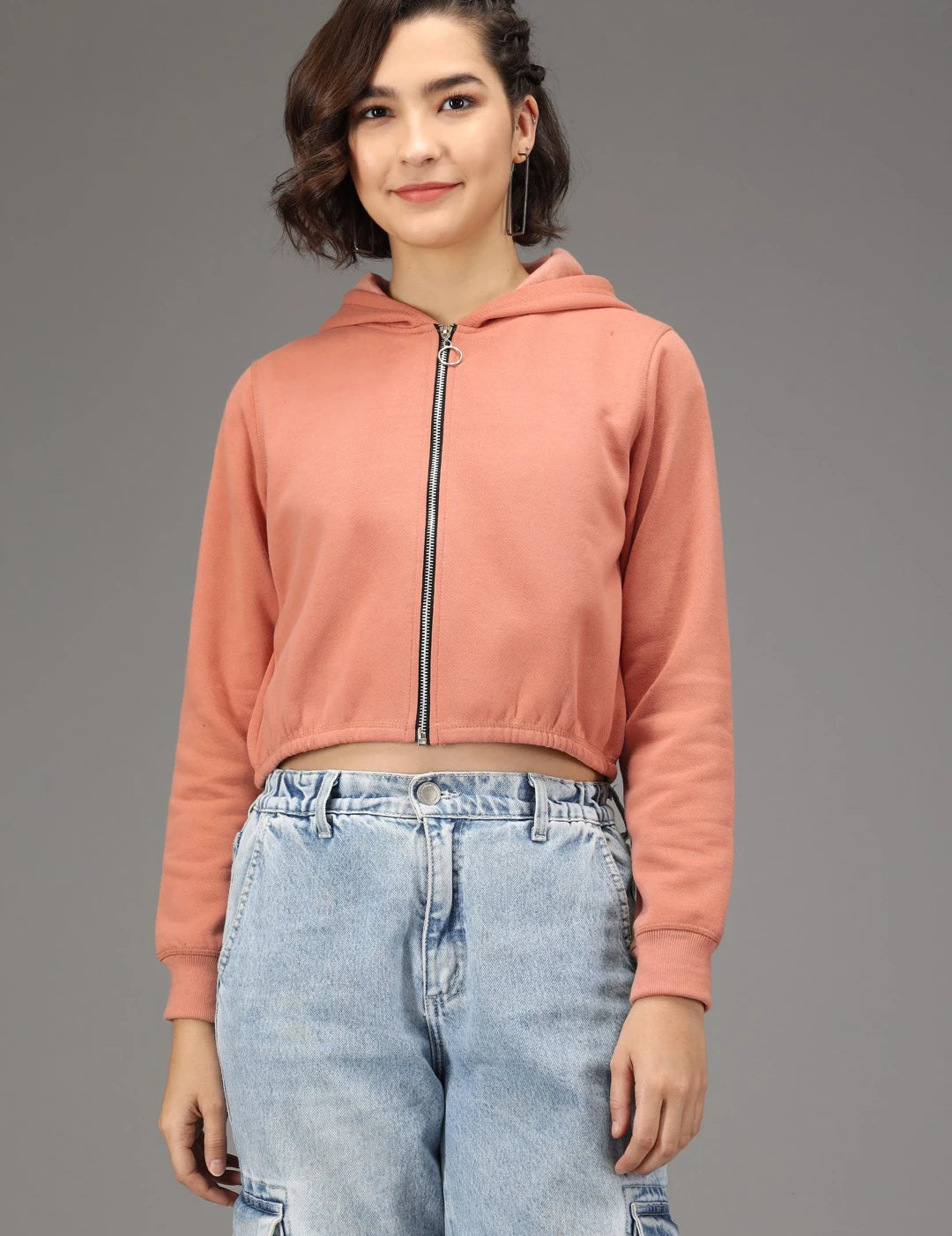 KOTTY Full Sleeve Solid Women Sweatshirt 
