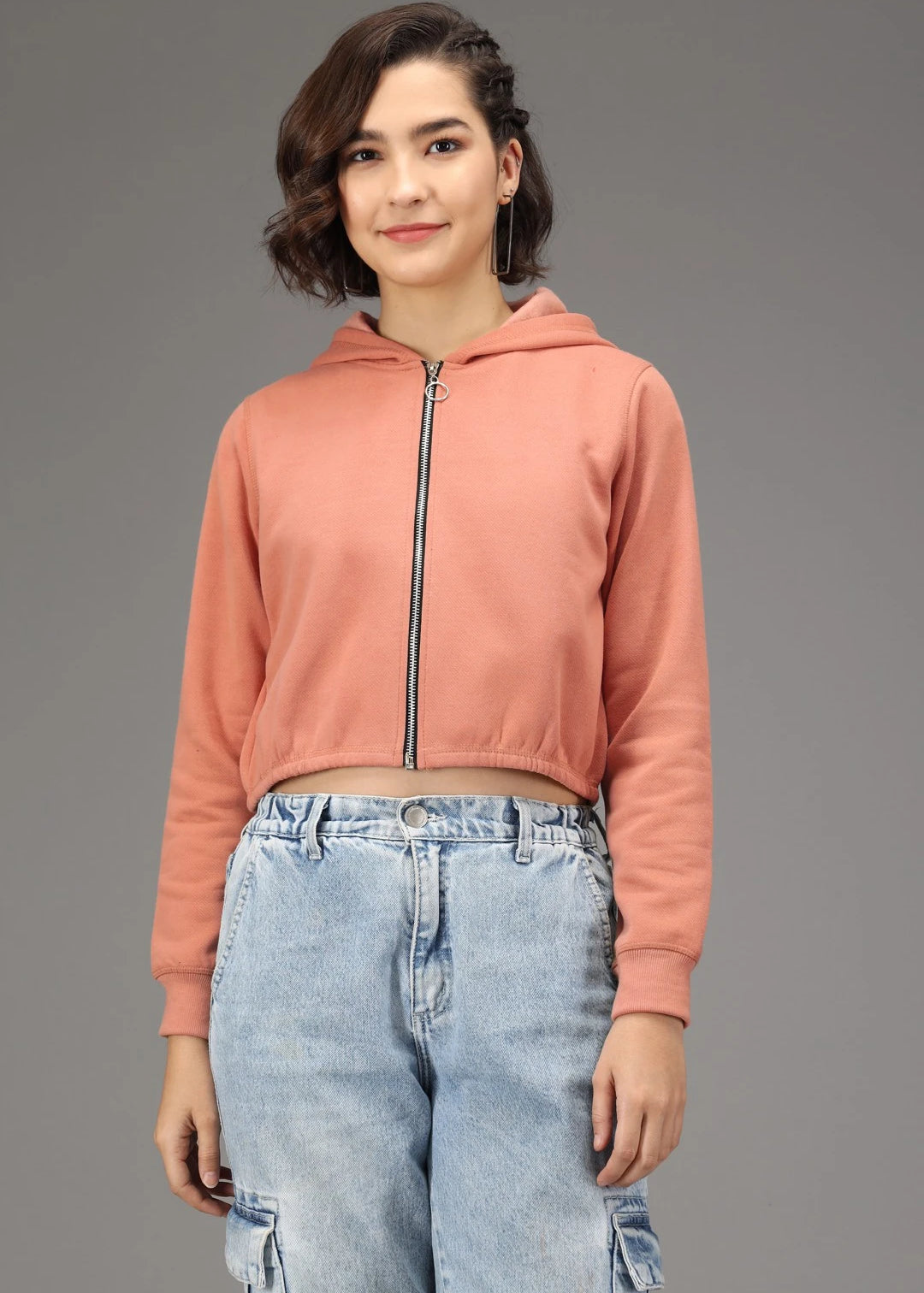 KOTTY Full Sleeve Solid Women Sweatshirt 