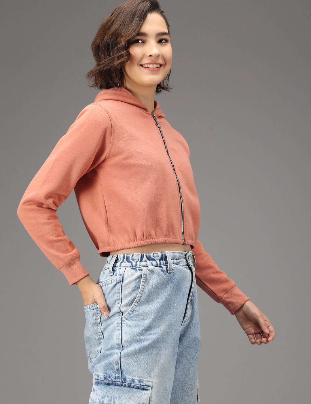 KOTTY Full Sleeve Solid Women Sweatshirt 