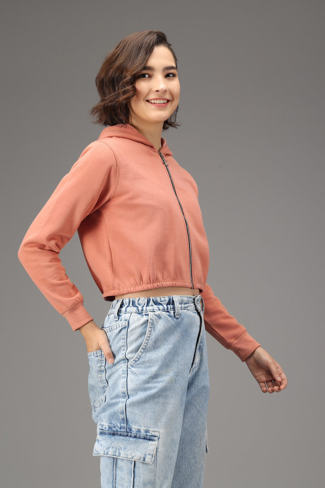 KOTTY Full Sleeve Solid Women Sweatshirt 