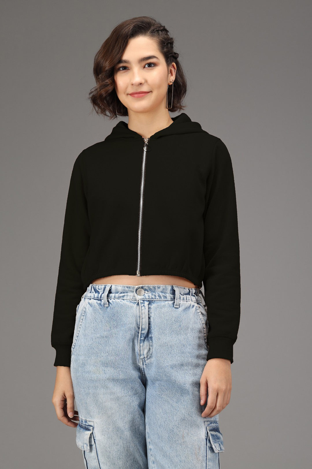 KOTTY Full Sleeve Solid Women Sweatshirt 