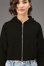 KOTTY Full Sleeve Solid Women Sweatshirt 