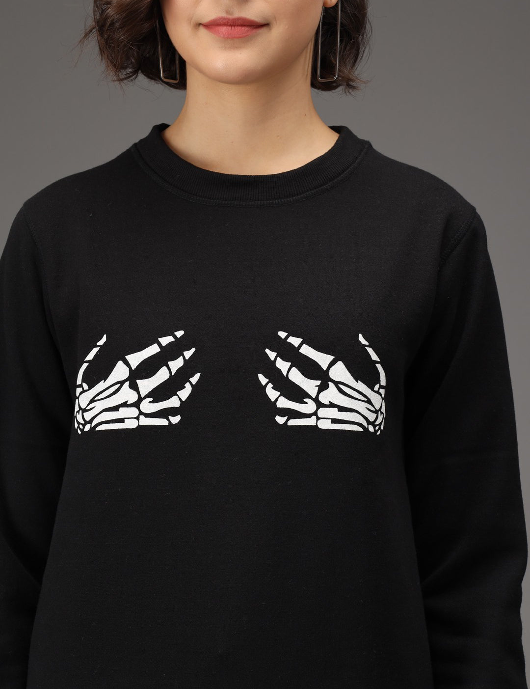 KOTTY Full Sleeve Solid Women Sweatshirt 
