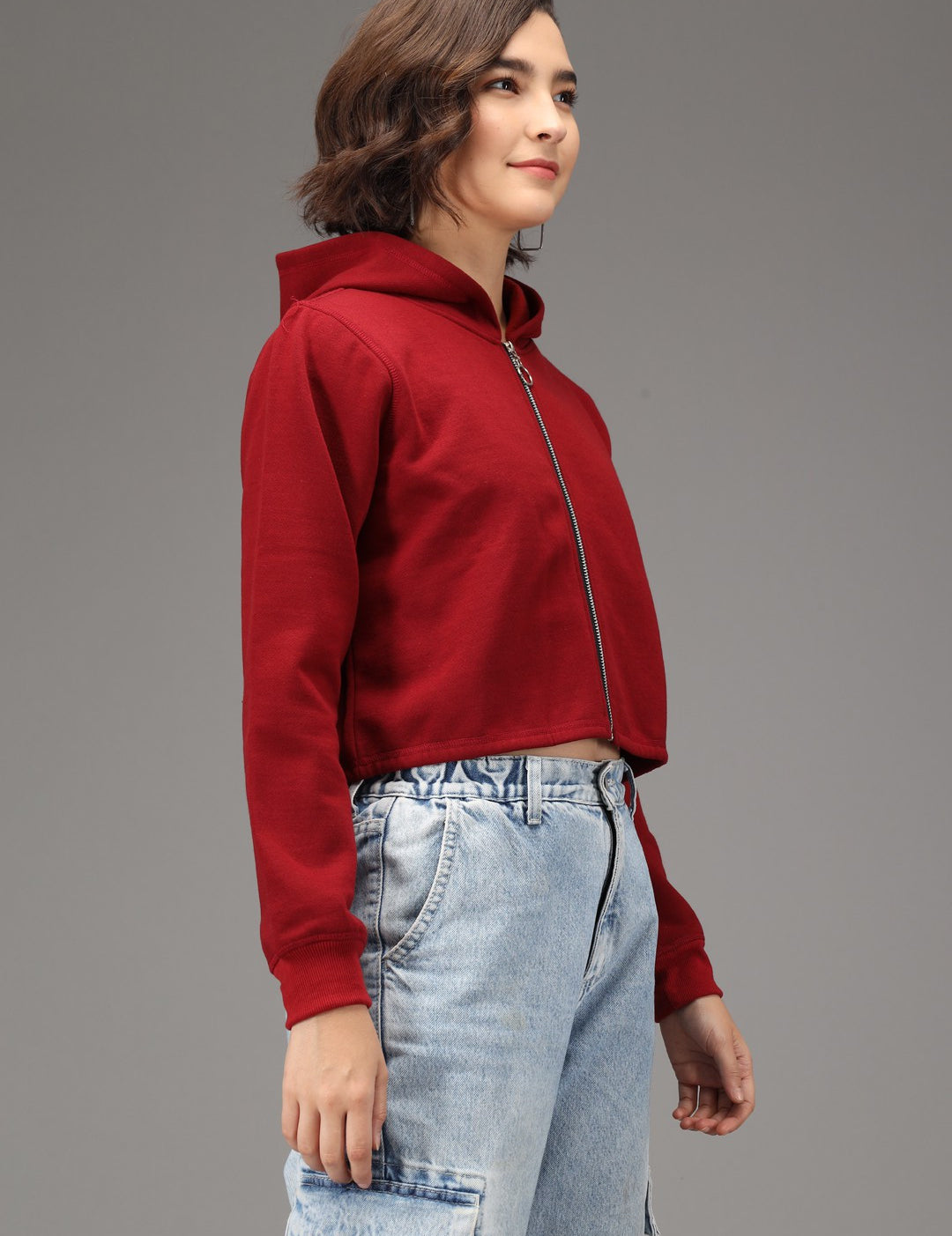 KOTTY Full Sleeve Solid Women Sweatshirt 