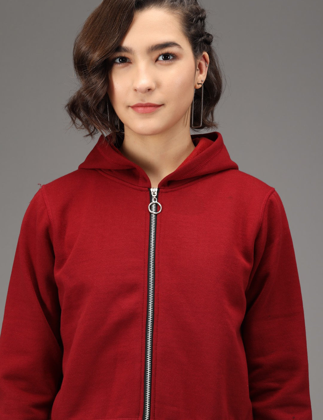 KOTTY Full Sleeve Solid Women Sweatshirt 