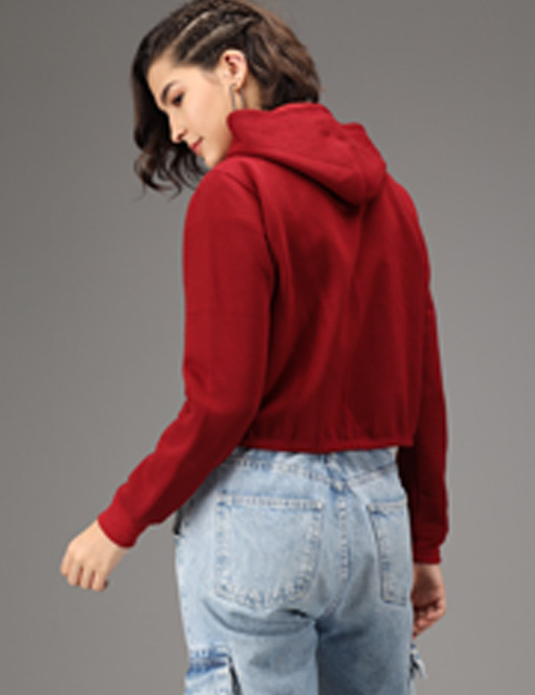 KOTTY Full Sleeve Solid Women Sweatshirt 