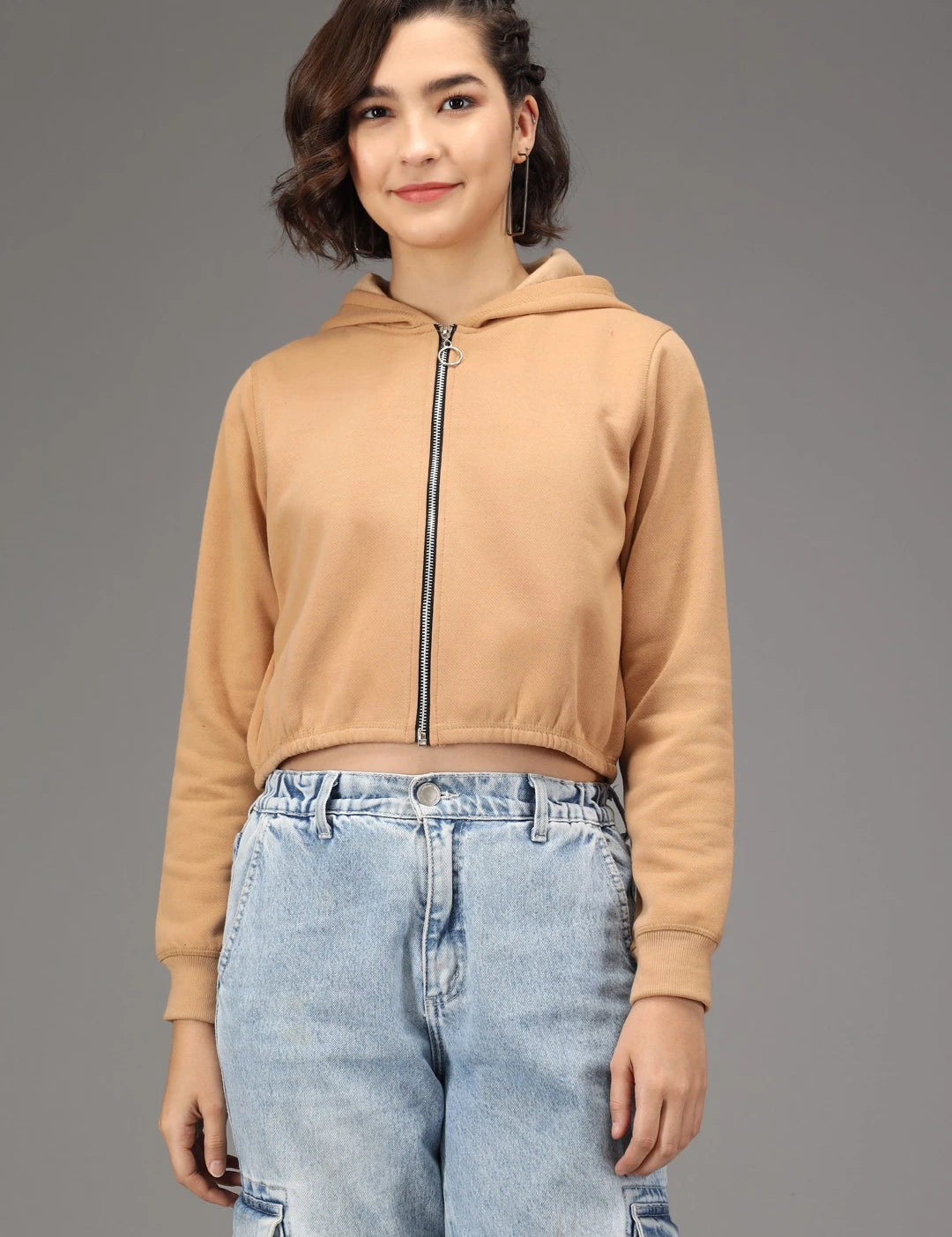KOTTY Full Sleeve Solid Women Sweatshirt 