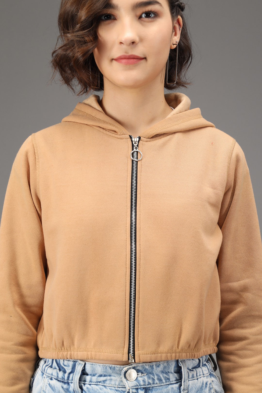 KOTTY Full Sleeve Solid Women Sweatshirt 