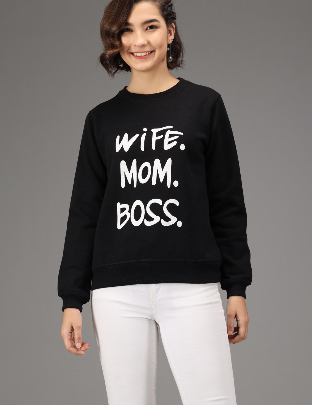 KOTTY Full Sleeve Printed Women Sweatshirt 