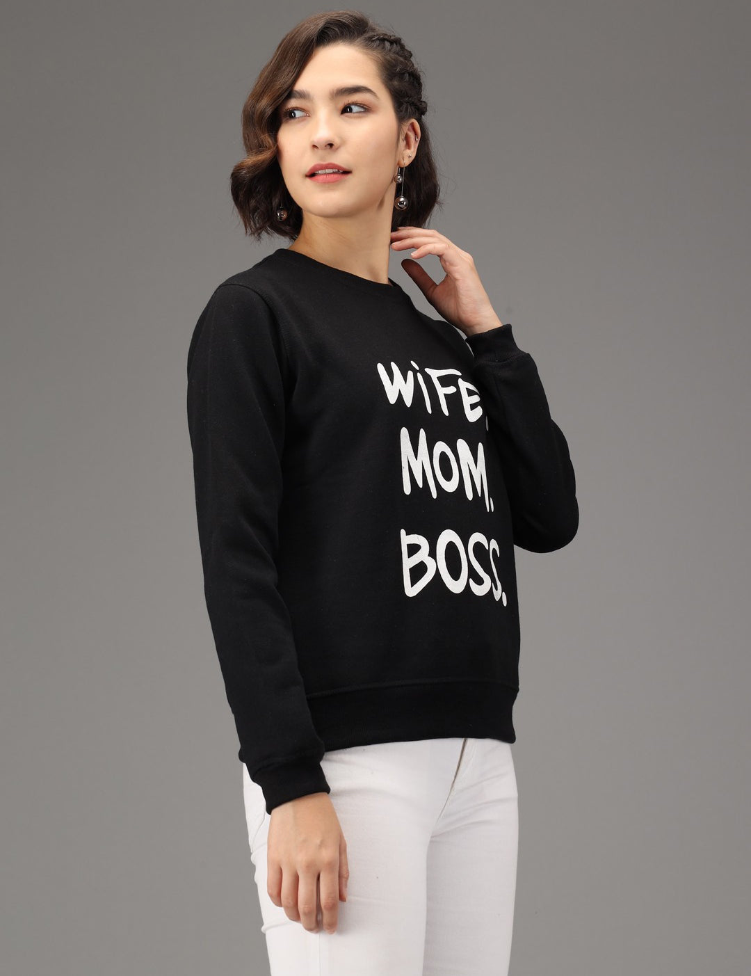KOTTY Full Sleeve Printed Women Sweatshirt 