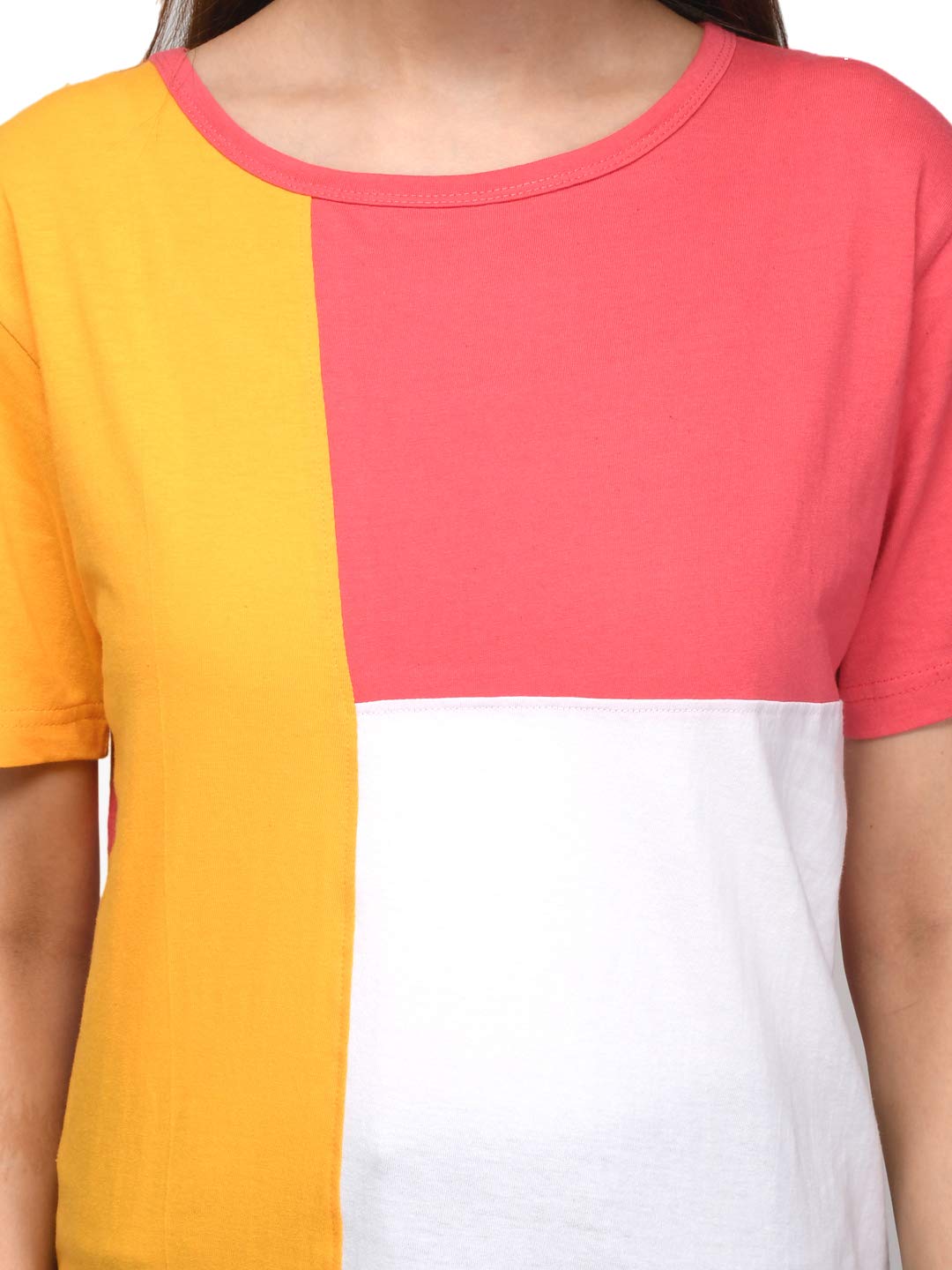 Kotty Women Multicoloured Pockets T-shirt