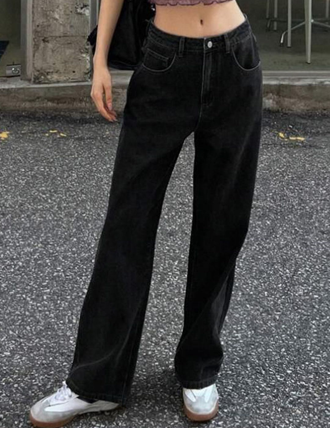 Kotty Women Jean Straight Fit High-Rise Stretchable Jeans