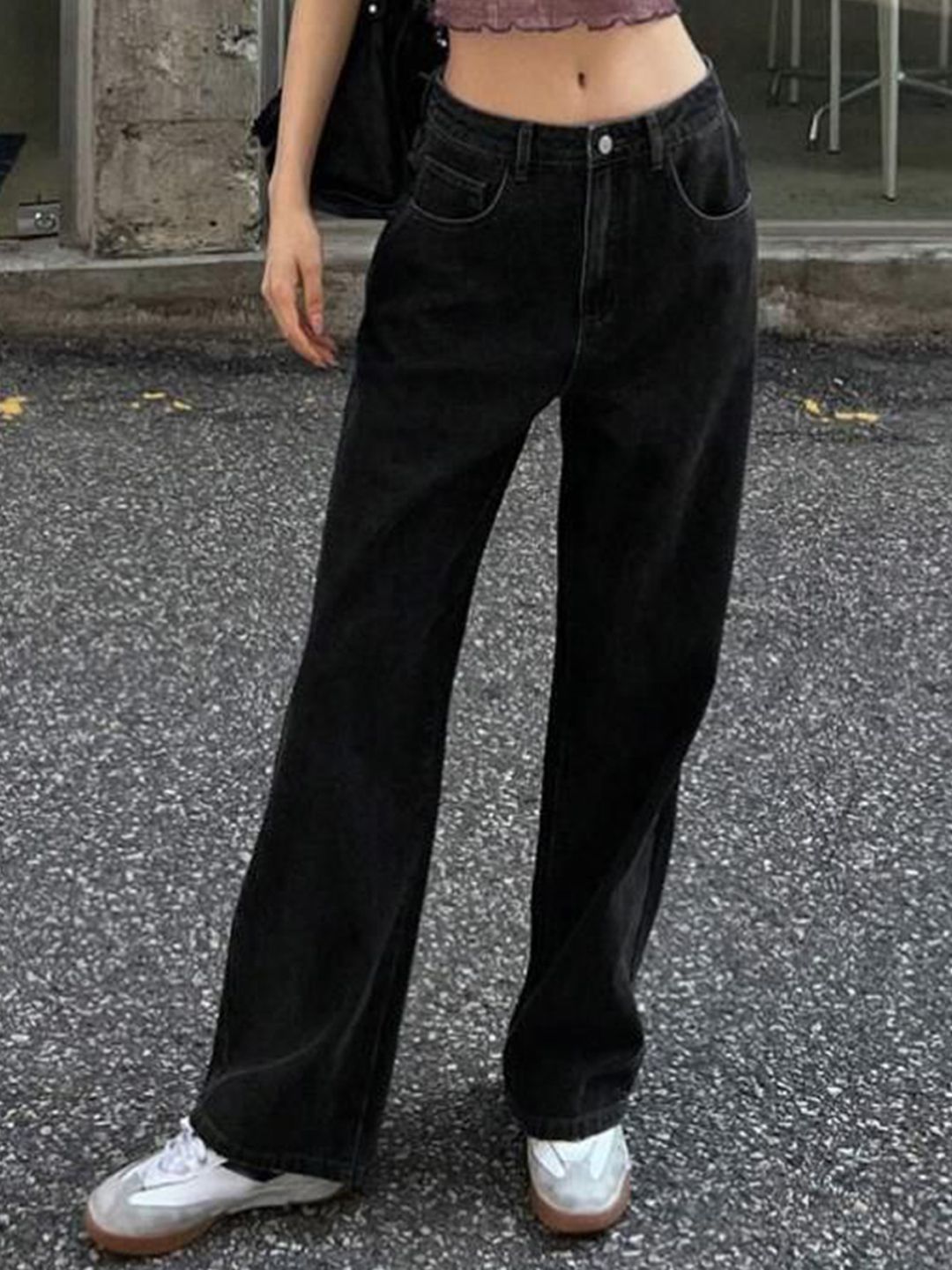 Kotty Women Jean Straight Fit High-Rise Stretchable Jeans