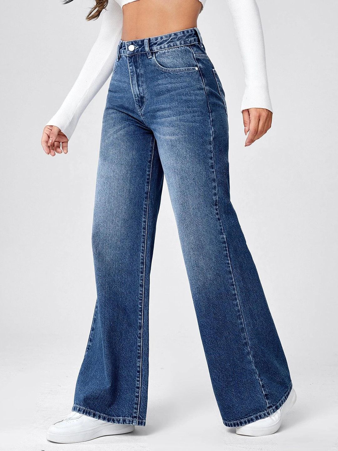 Kotty Women Flared High-Rise Stretchable Jeans