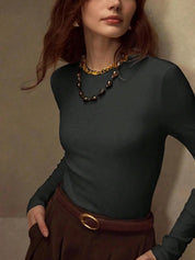 Women's 2-Piece Long Sleeve Crew Neck Top Set