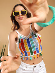 KOTTY Casual Printed Women Multicolor Top