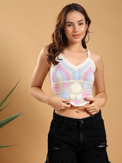 KOTTY Casual Printed Women Multicolor Top 