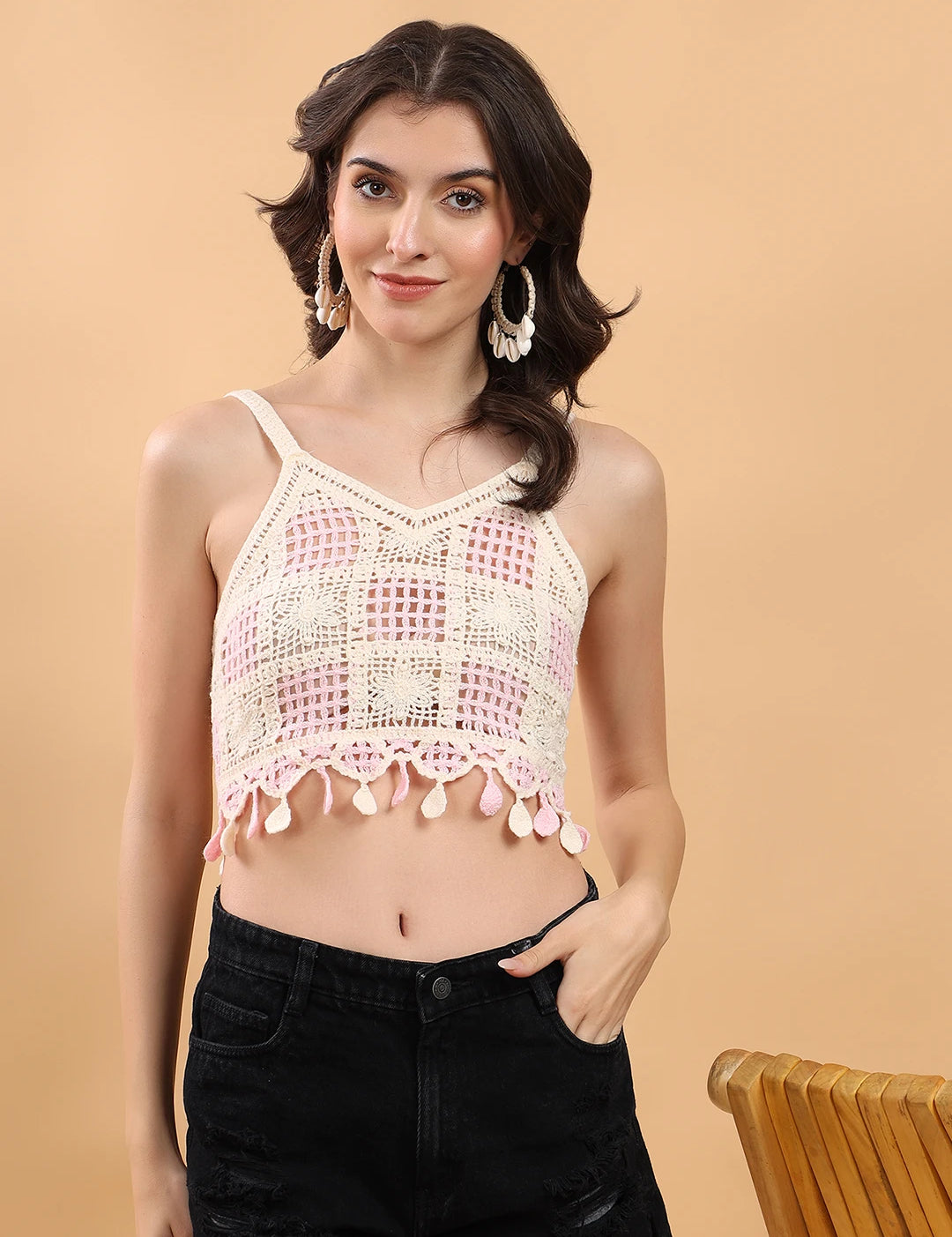 KOTTY Casual Self Design Women Multicolor Top 