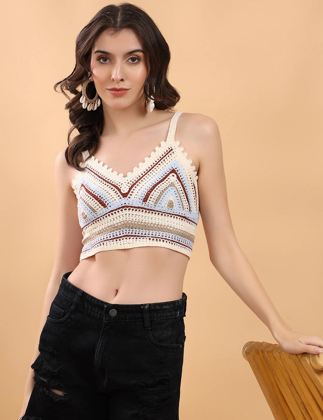 KOTTY Casual Printed Women Multicolor Top 