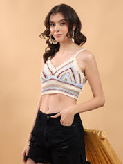 KOTTY Casual Printed Women Multicolor Top