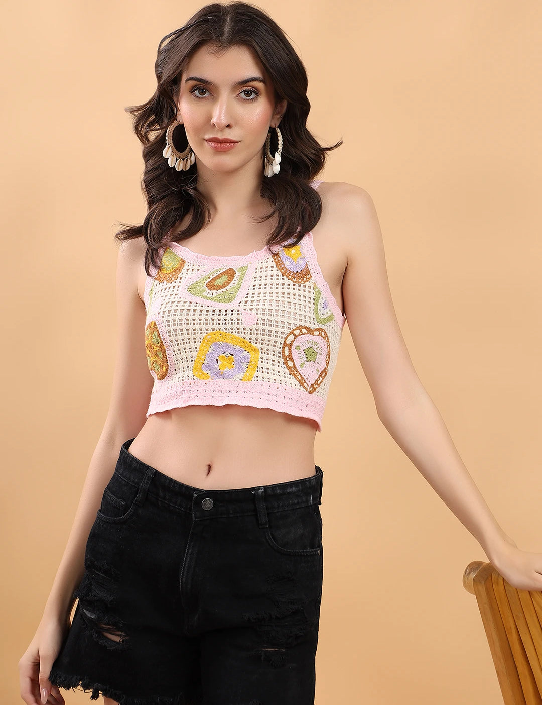 KOTTY Casual Printed Women Multicolor Top 