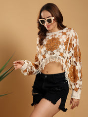 KOTTY Casual Printed Women Multicolor Top