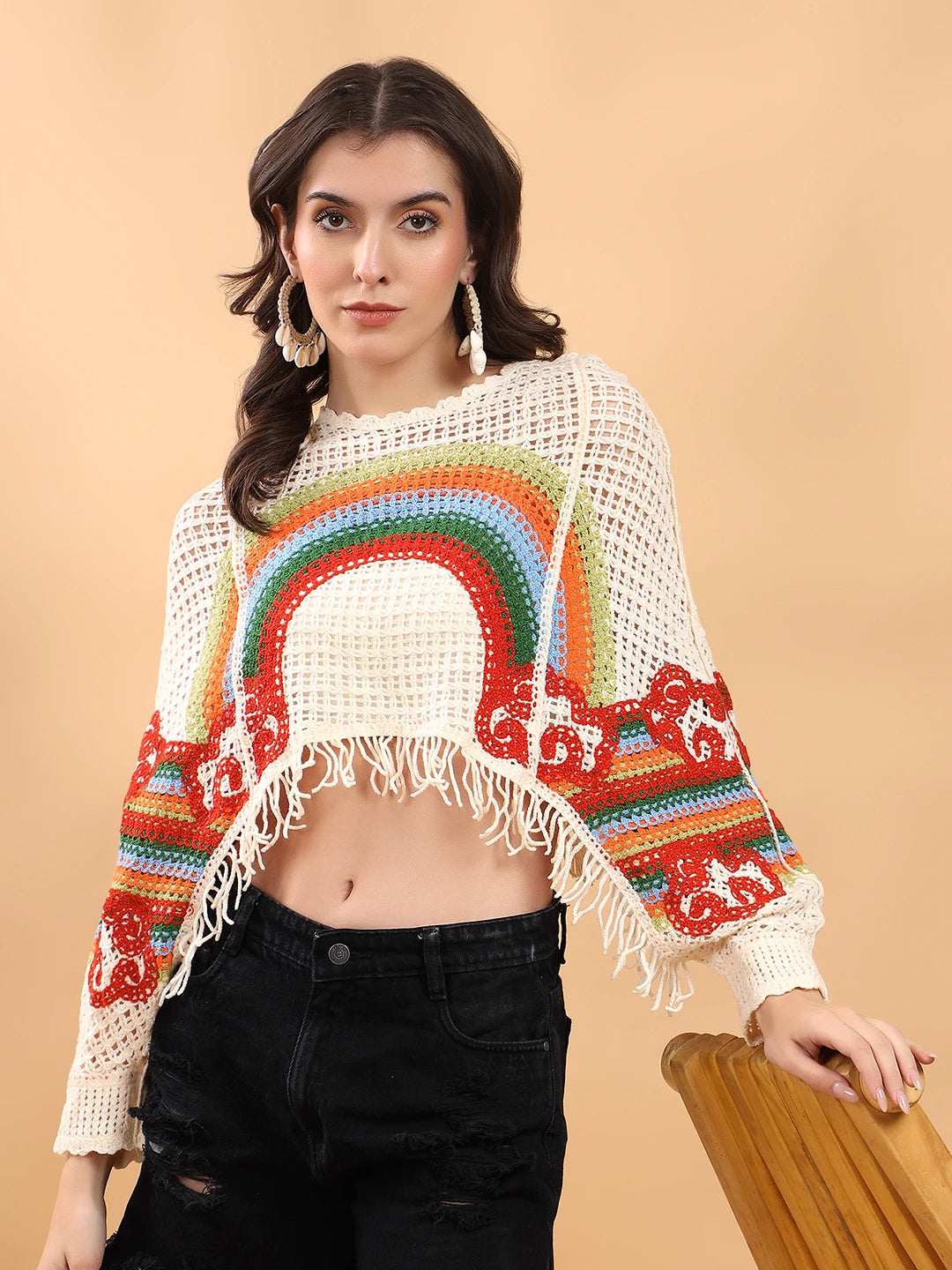 KOTTY Casual Printed Women Multicolor Top 