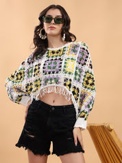 KOTTY Casual Printed Women Multicolor Top 