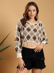 KOTTY Casual Printed Women Multicolor Top 