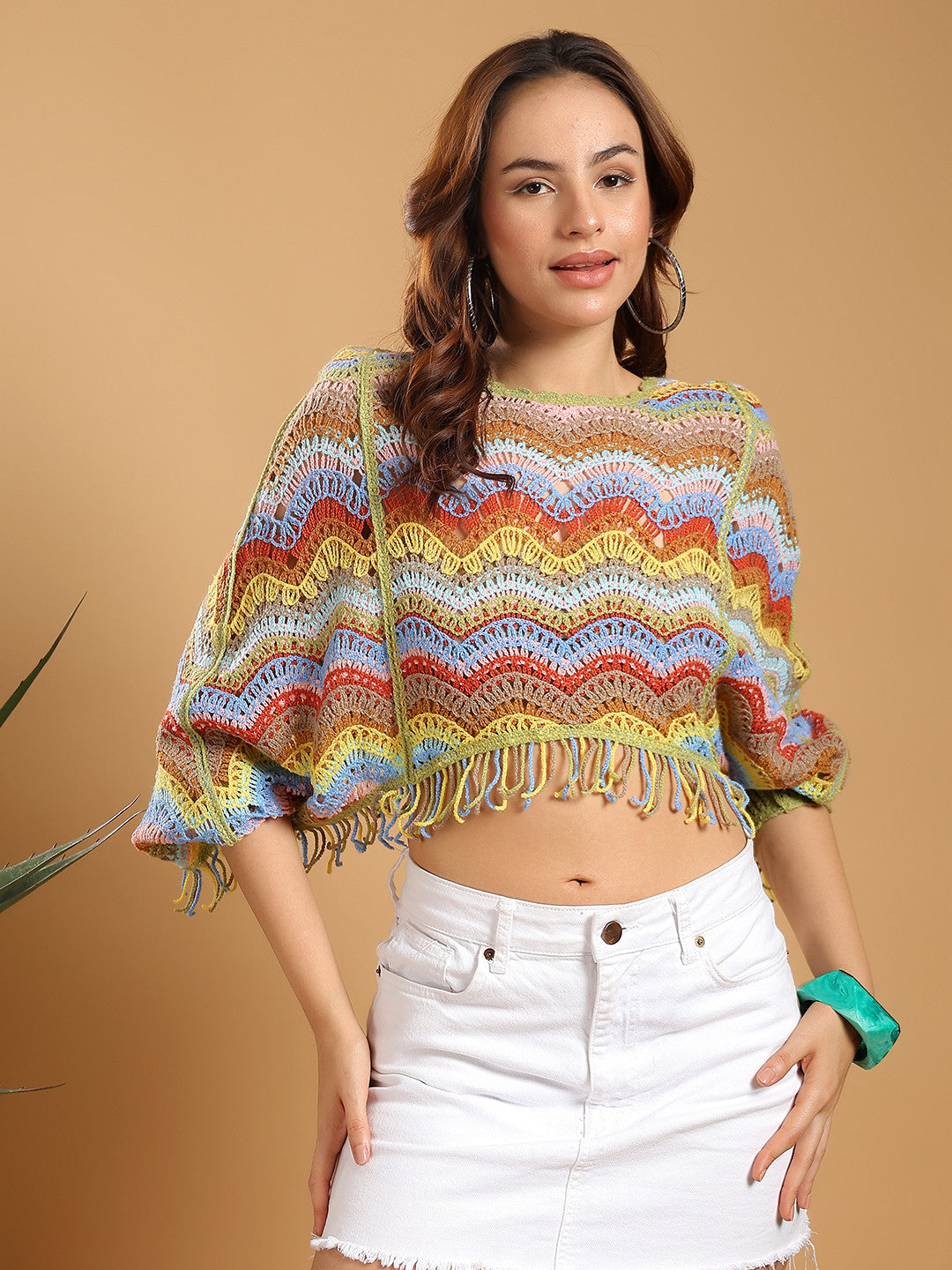 KOTTY Casual Printed Women Multicolor Top 