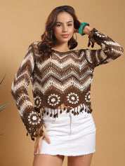KOTTY Casual Printed Women Multicolor Top 