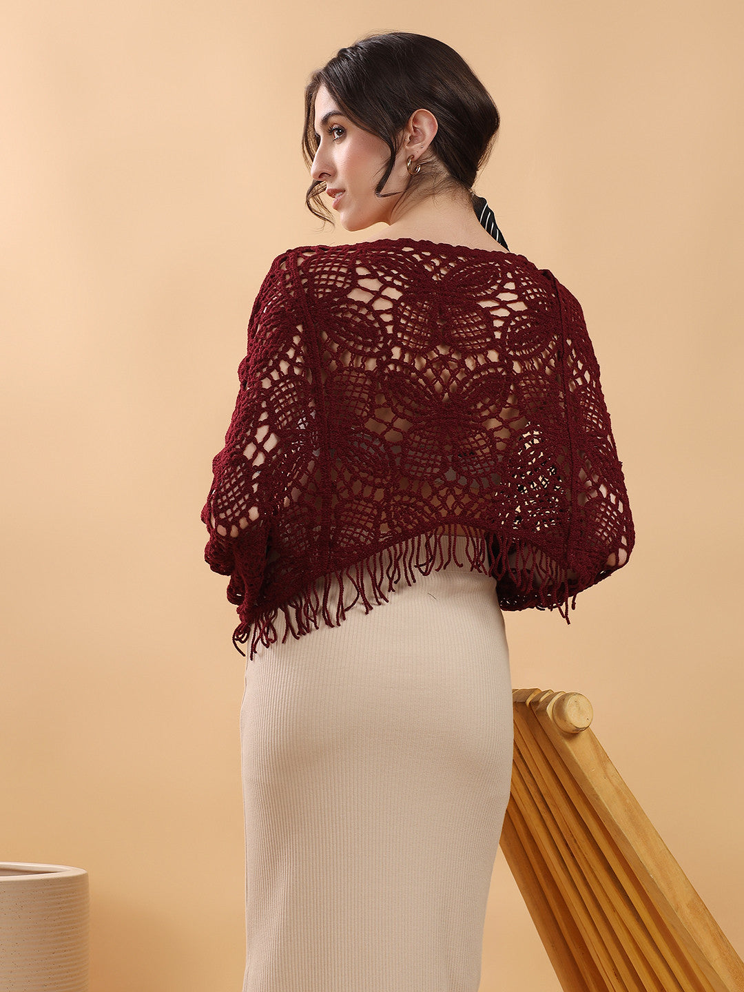 KOTTY Casual Printed Women Maroon Top