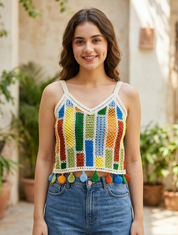 Women’s Sleeveless Summer Tank Top Casual Cotton Comfort