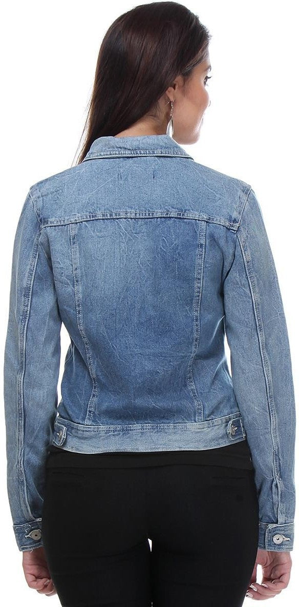 KOTTY Women Solid Denim Jacket