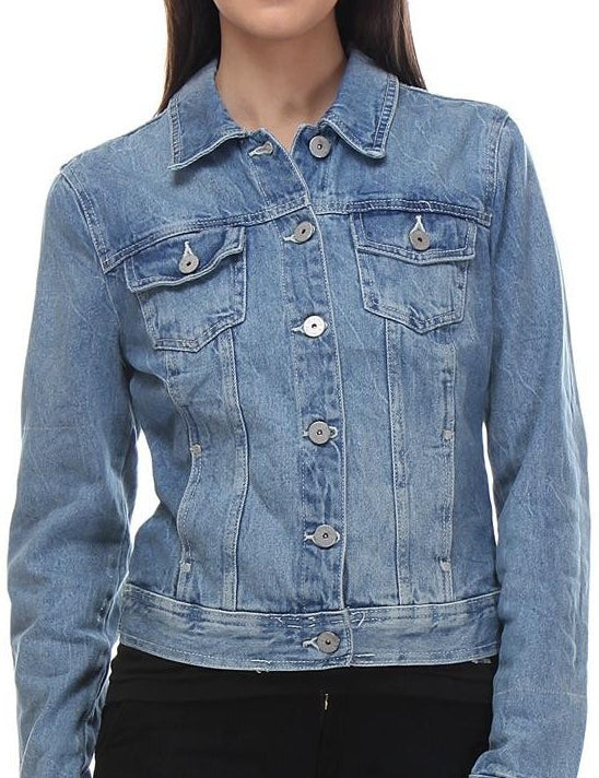KOTTY Women Solid Denim Jacket