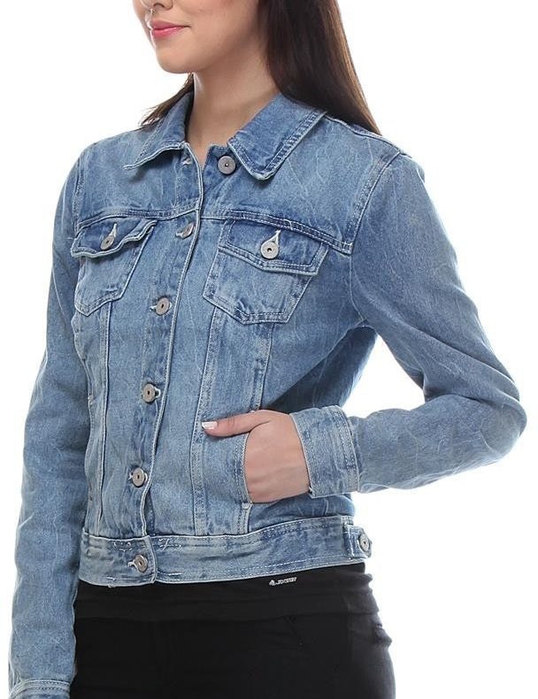 KOTTY Women Solid Denim Jacket